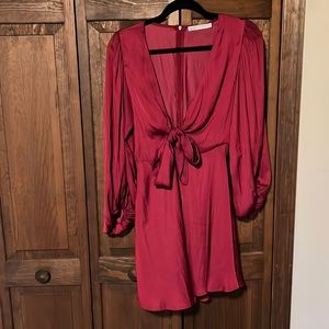 Burgundy Saints and Secrets Dress